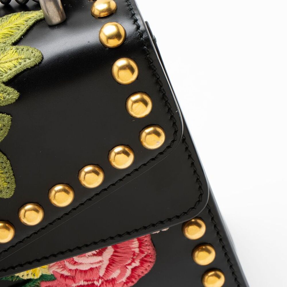 Gucci Leather Embroidered Studded Blind for Love Dionysus Small Shoulder Bag - Picture 16 of 16